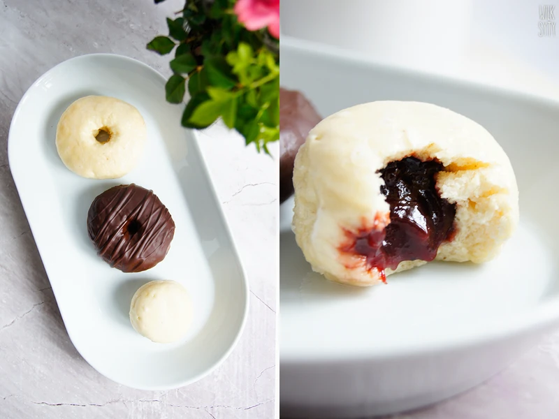 Mięciutkie, wegańskie pieczone pączki (5 składników)