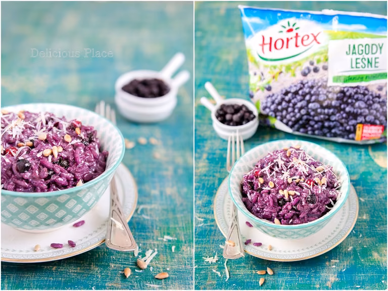 Risotto jagodowe