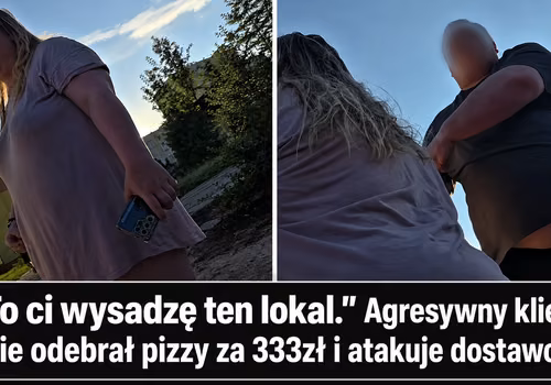 Zamówił dwie pizze za 333 zł i odmówił zapłaty. Groźby, awantura i policja w Bydgoszczy