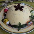 Pascha waniliowa z żurawiną