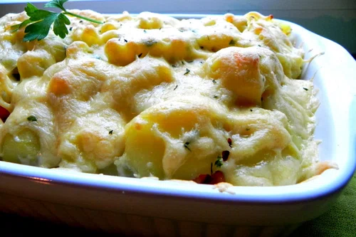 Smaczna zapiekanka ziemniaczna