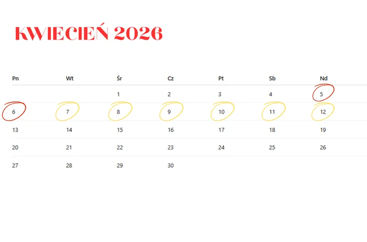 Zdjęcie Nawet 9 dni wolnego dla pracowników w Wielkanoc 2026! Oto, jak można sprytnie przedłużyć sobie wolne #1