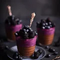 Jagodowo-kakaowy pudding chia