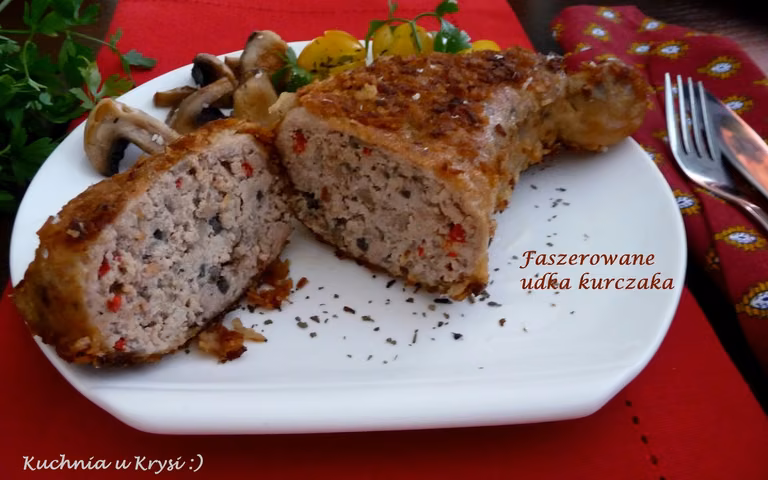 Faszerowane udka z kurczaka
