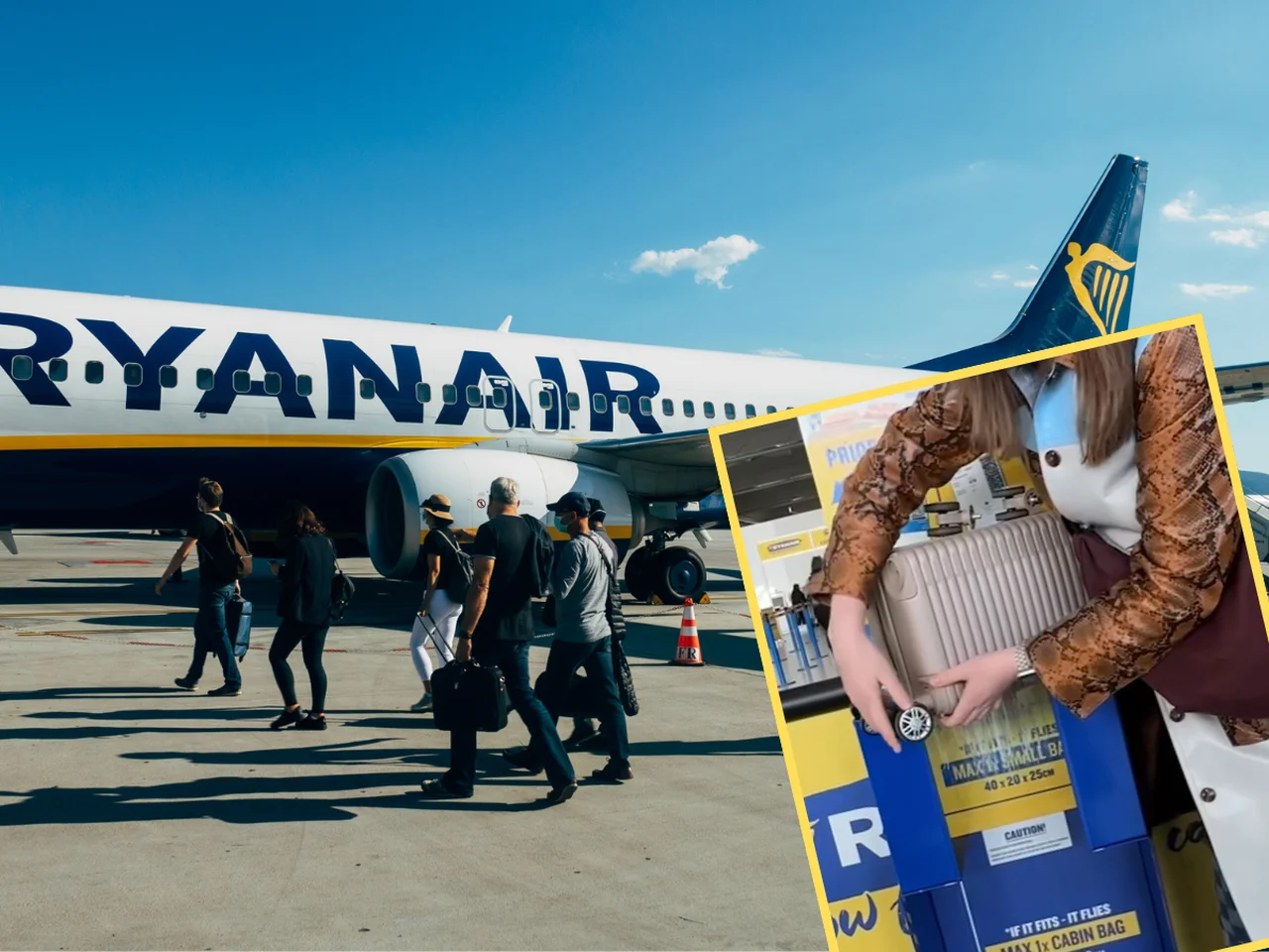 Kobieta pokazała walizkę, która "przechytrzy" Ryanaira? Film ma miliony wyświetleń, a walizka kosztuje grosze!