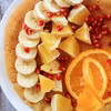 Pełnoziarnisty omlet z owocami