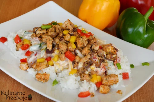 Potrawka z kurczaka a'la Gyros