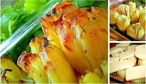 Zapiekane ziemniaczki. Pyszności!!