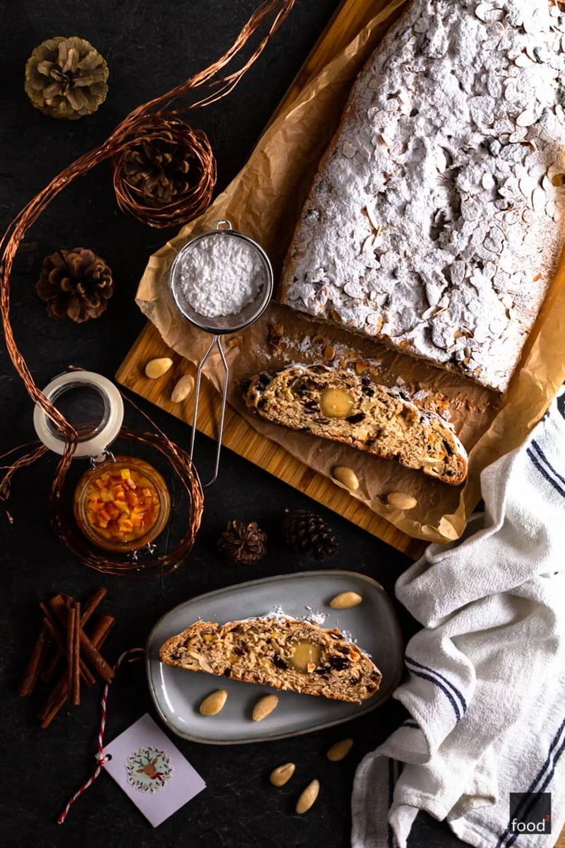 Stollen – drezdeńska strucla bożonarodzeniowa z marcepanem - food²