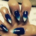 Navy ombre