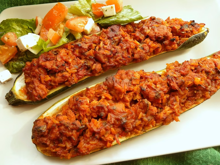 Cukinia faszerowana indykiem