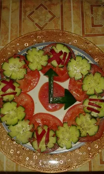 Warzywny zegar