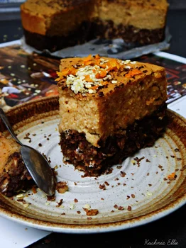 Sernikobrownie dyniowe (VEGAN)