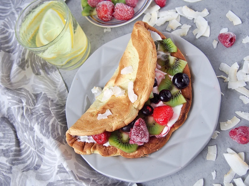 Puszysty omlet biszkoptowy