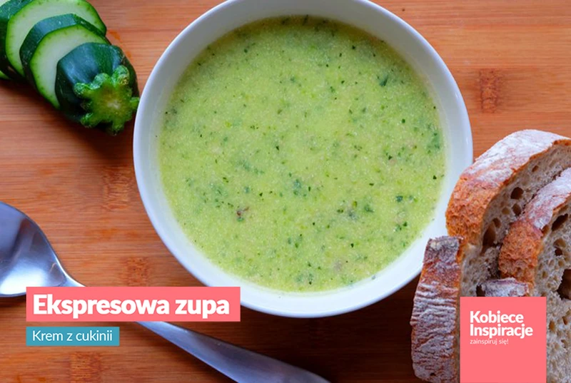Ekspresowa zupa - krem z cukinii - 3 cukinie