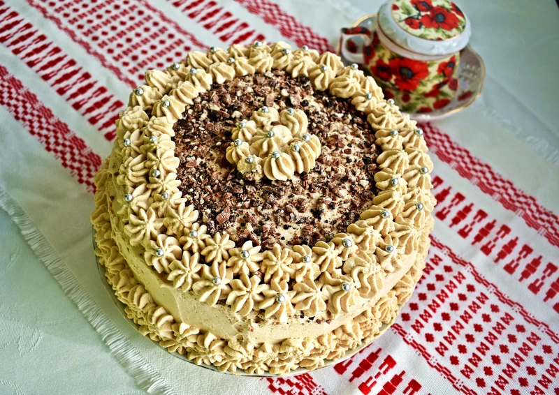 Tort o smaku cappuccino