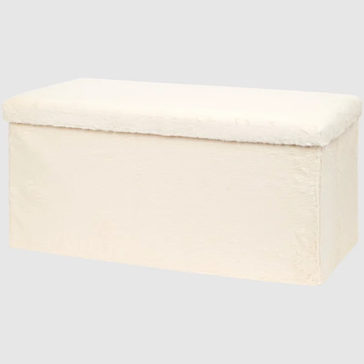 Zdjęcie Ten pluszowy puf XL ze schowkiem z Action za 59,95 zł to hit do każdego wnętrza! Praktyczny, składany i stylowy #4