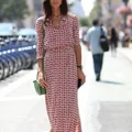Maxi sukienka w print