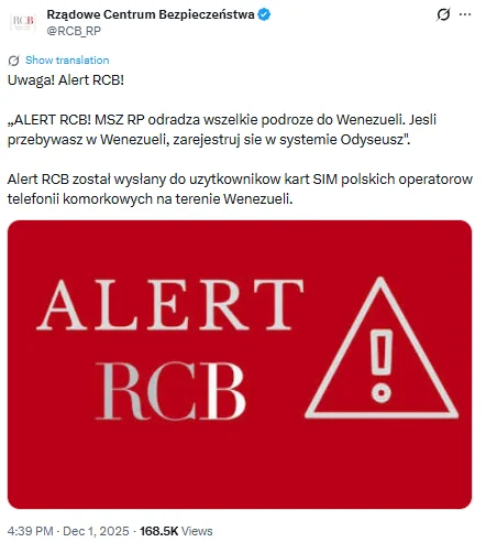 Zdjęcie MSZ rozsyła ważne alerty na telefony polskich turystów! Odradza podróży i apeluje o rejestracje w systemie #1