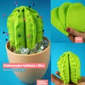 Dekoracyjne kaktusy z filcu - pomysłowa dekoracja do domu