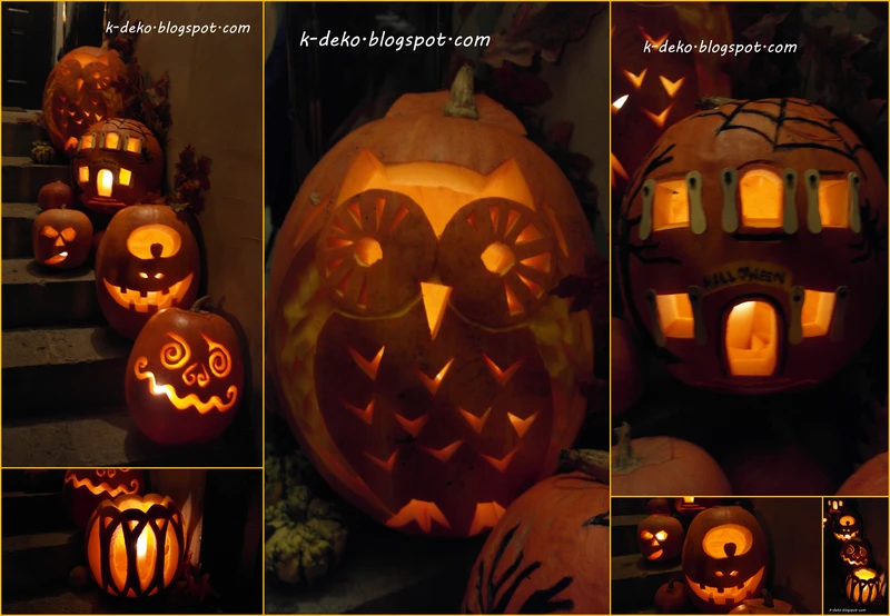 Dynie na Halloween-dużo wzorów
