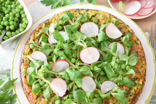 Wiosenna frittata w wersji pieczonej