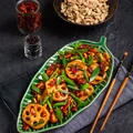 Korzeń lotosu w sosie kung pao po syczuańsku