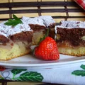 Szybkie i proste ciasto ucierane z gruszkami.