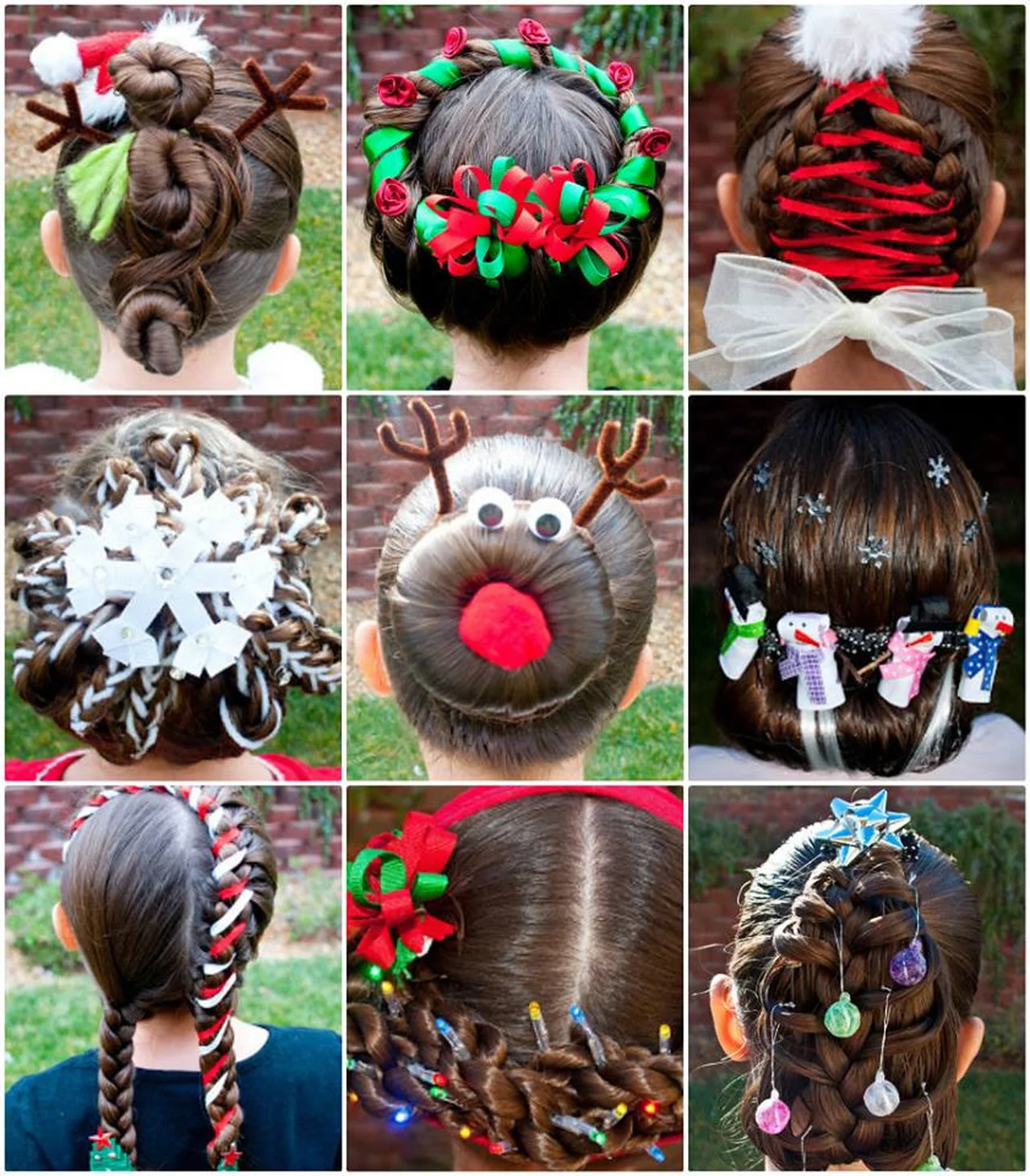 Świąteczne fryzury dla dzieci