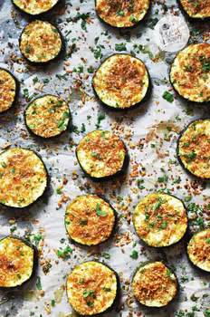 Pieczona cukinia z parmezanem