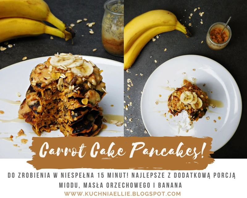 CARROT CAKE PANCAKES - MARCHEWKOWE PLACUSZKI!