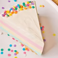 Pastelowy sernik na zimno