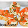 Bruschetta z pomidorami i bazylią
