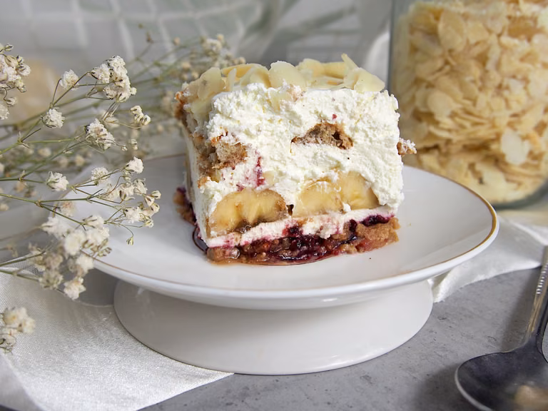 Ciasto bananowo kawowe bez pieczenia