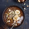 Czekoladowo-bananowe smoothie bowl