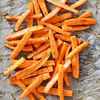 Pieczone frytki marchewkowe