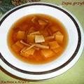 Wigilijna zupa grzybowa