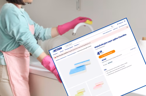Ten produkt z Action kosztuje mniej niż 5 zł, a zrobi błysk! Usuwa uporczywe plamy bez chemii - ma 2 tryby działania