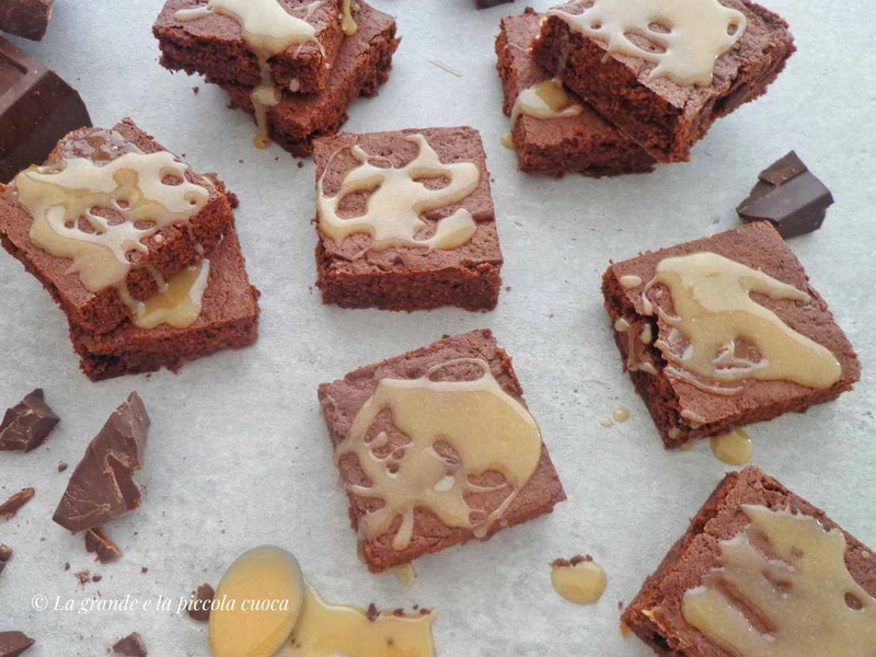 Karmelowe brownie