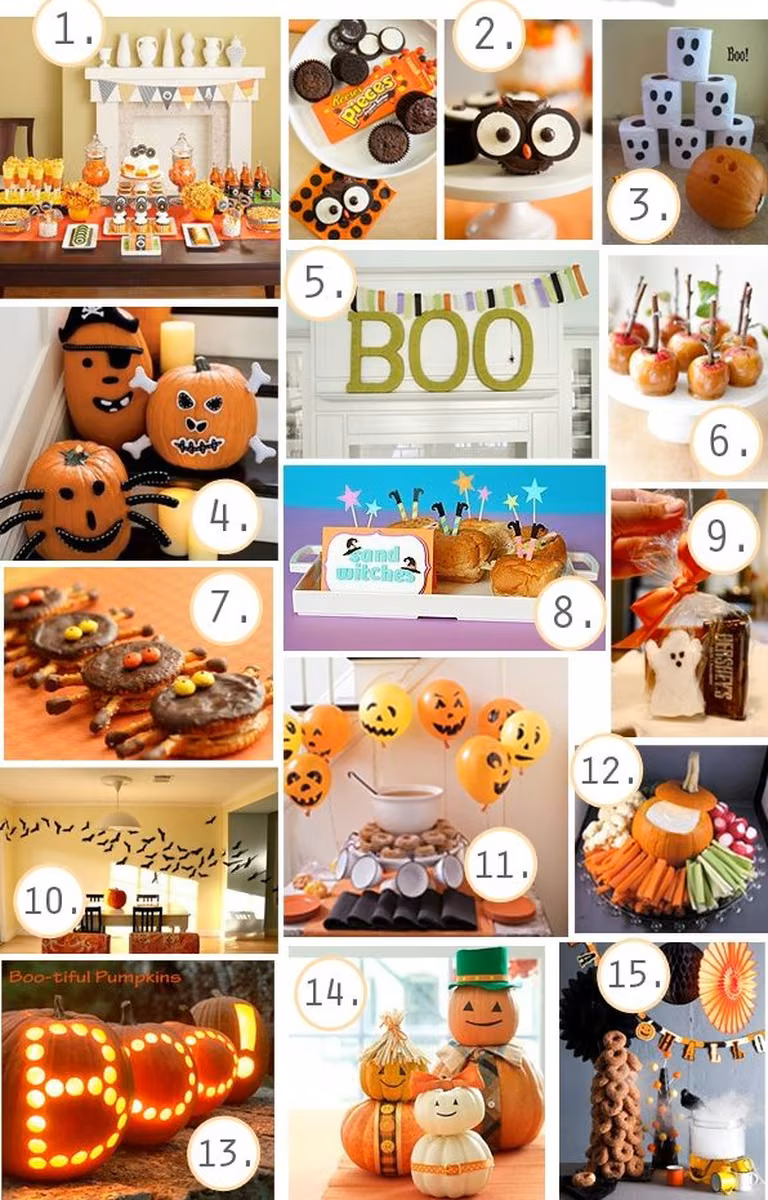 Dekoracje na przyjęcie Halloween