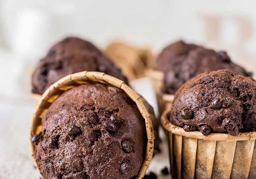 Muffinki czekoladowo-bananowe
