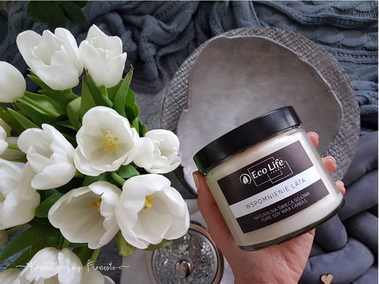 Naturalne cudowne zapachowe świece sojowe od Eco Life Candles do domu