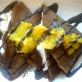 Kakaowe naleśniki z kandyzowanymi pomarańczami – Cocoa pancakes with candied oranges