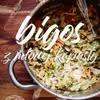Bezmięsny bigos z młodej kapusty