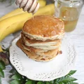 Puszyste bananowe placuszki