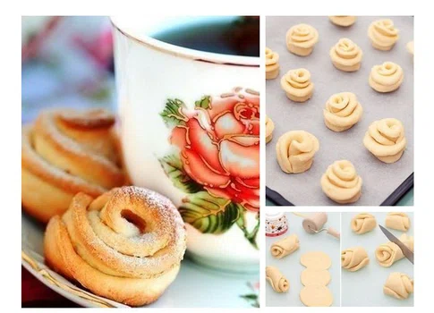 Ciasteczka "różyczki"