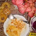 Pudding ryżowy z cynamonowym jabłuszkiem i mandarynkami