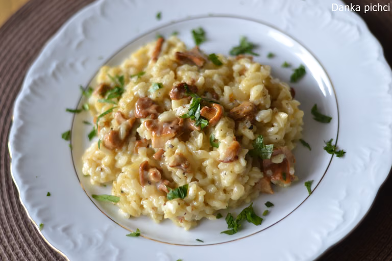 Risotto z kurkami