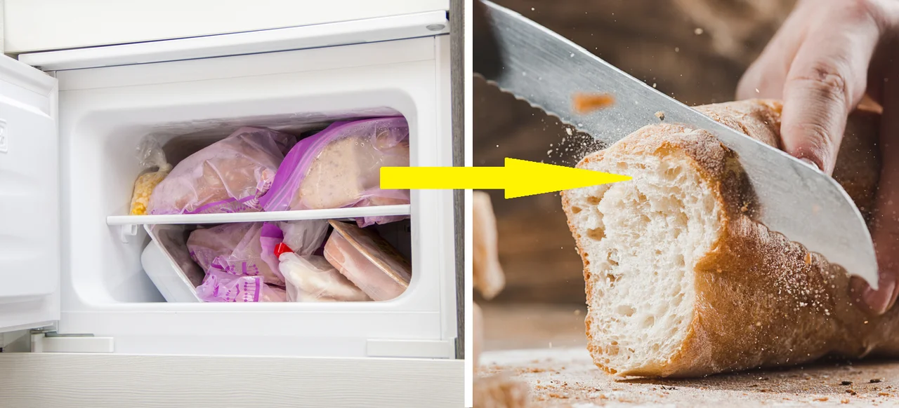 Zamrażasz chleb? Poznaj trik, dzięki któremu chleb po rozmrożeniu będzie chrupki i świeży!