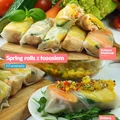 Spring rolls z łososiem - FIT przekąska